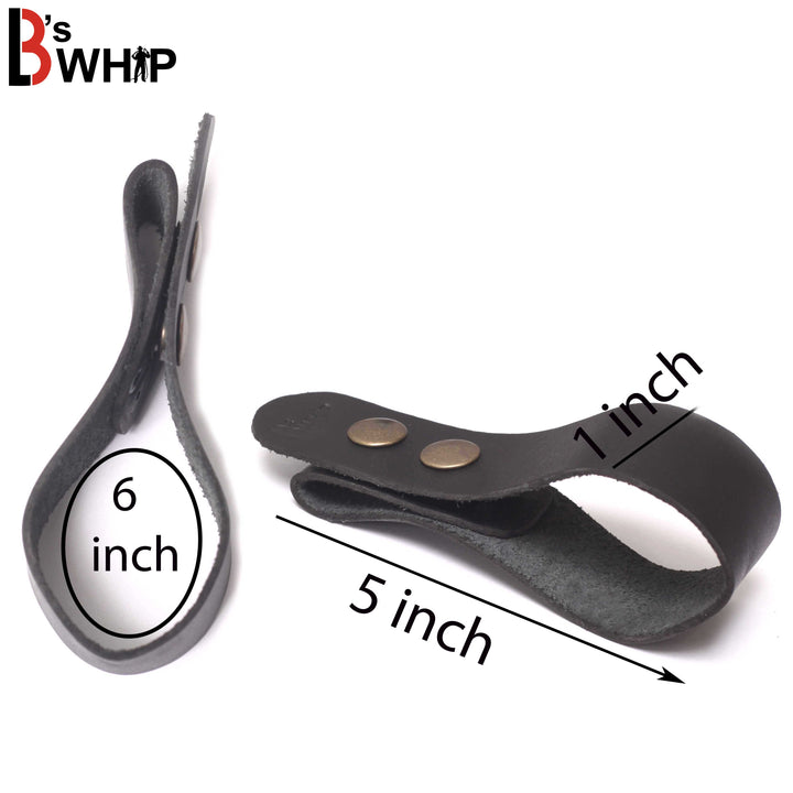 Whip Holster Bullwhip Holder with Belt Loop Handmade and Durable Whip Holder