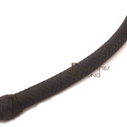 Indiana Jones Style Whip 06 to 12 Feet 12 Strands Bullwhip Para Cord Nylon Bull Whip Black - Leather Bond