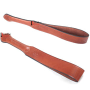 Real Cowhide Saddle Leather Spanking BDSM Paddle Slapper Thick, Medium Weight Hand Made 2 layer - Leather Bond