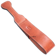 Saddle Leather Spanking BDSM Paddle Slapper Thick, Weighty & Sturdy Hand Made 2 layer - Leather Bond