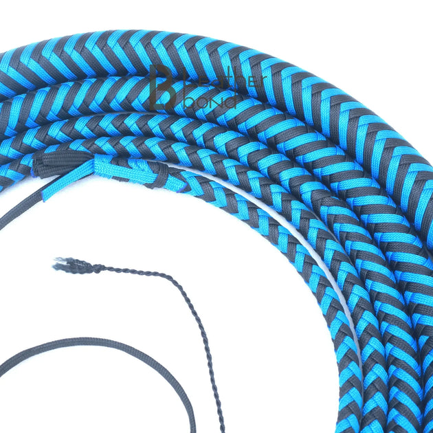 Whip 6, 8, 10, 12, 14 & 16 Feet 16 Strands Bullwhip Para Cord Nylon Bu