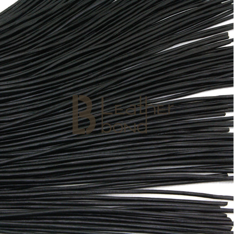 Real Genuine Cow Hide Leather Lace Flogger 100 Falls Black Heavy & Stingy Whip - Leather Bond
